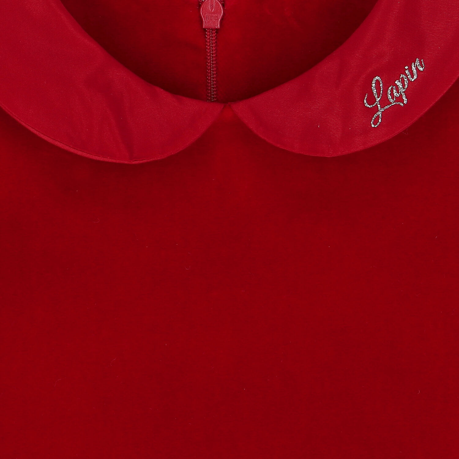 فستان بنات بفيونكة باللون الأحمر, 1, hi-res